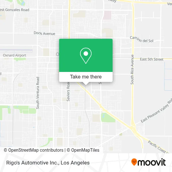 Rigo's Automotive Inc. map