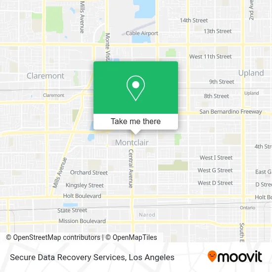 Secure Data Recovery Services map