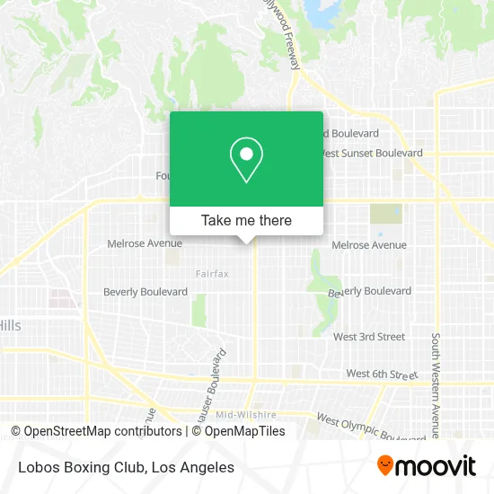 Lobos Boxing Club map