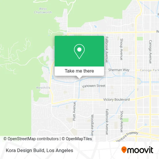 Kora Design Build map