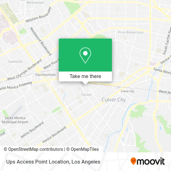 Ups Access Point Location map