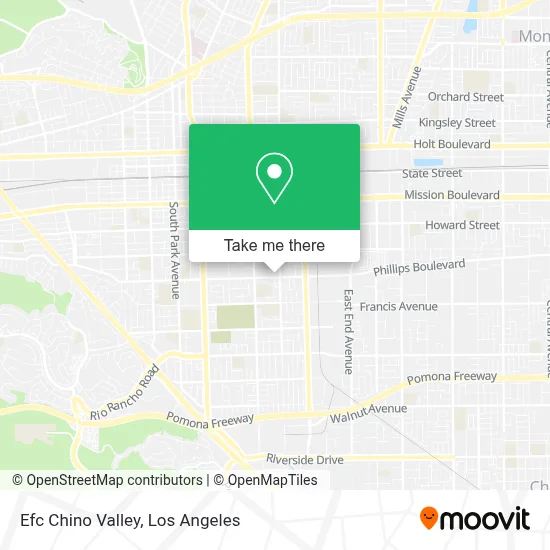 Efc Chino Valley map