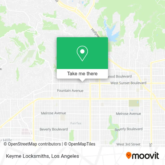 Keyme Locksmiths map