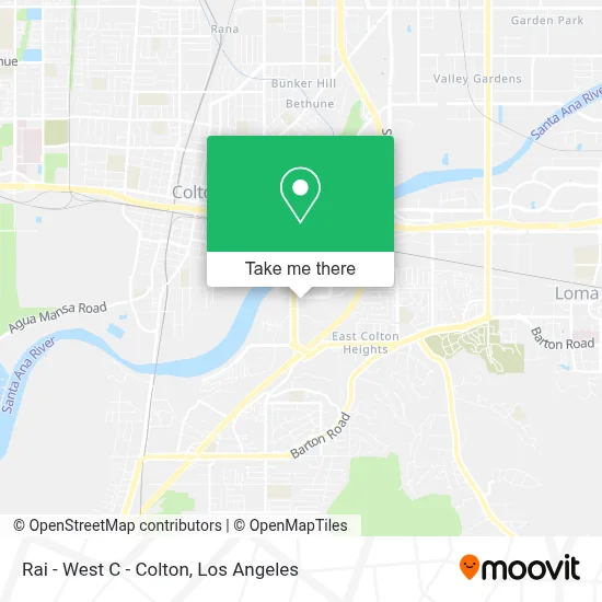 Rai - West C - Colton map
