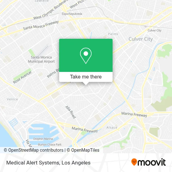 Medical Alert Systems map