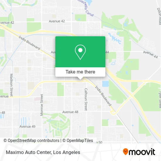 Maximo Auto Center map