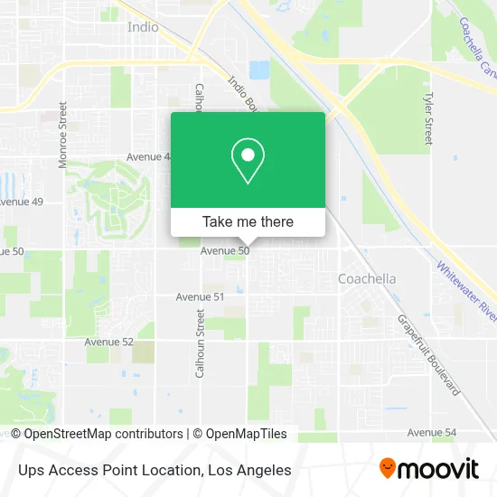 Ups Access Point Location map