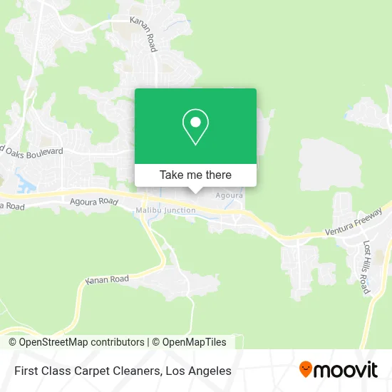 First Class Carpet Cleaners map