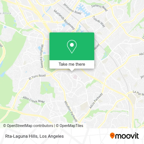 Rta-Laguna Hills map