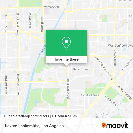 Keyme Locksmiths map