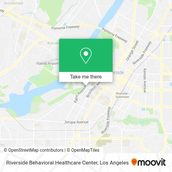 Riverside Behavioral Healthcare Center map