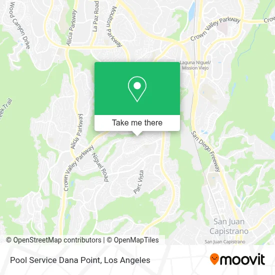 Pool Service Dana Point map