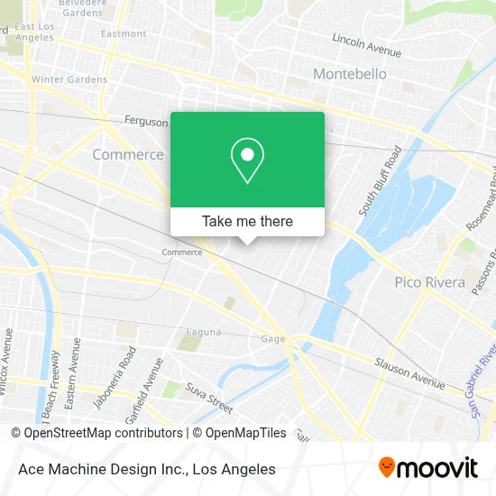 Ace Machine Design Inc. map