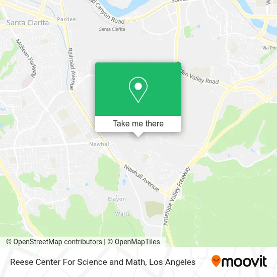 Reese Center For Science and Math map
