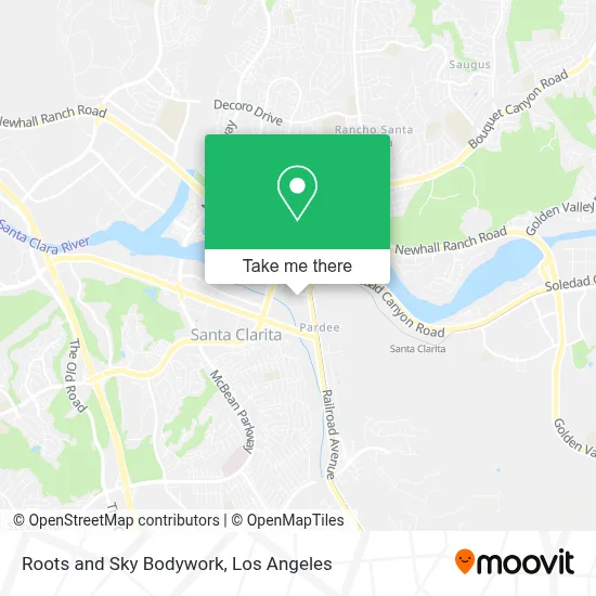 Roots and Sky Bodywork map