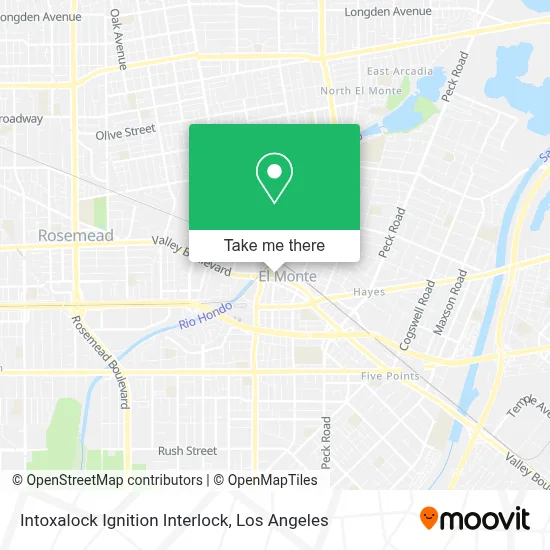 Intoxalock Ignition Interlock map