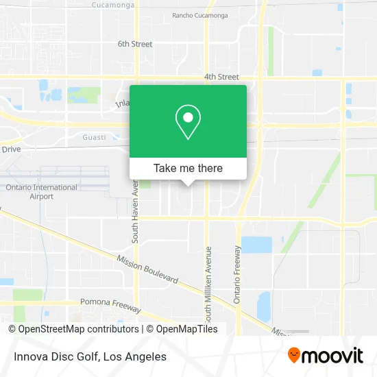 Innova Disc Golf map