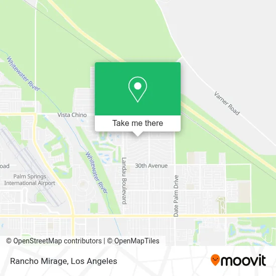 Rancho Mirage map
