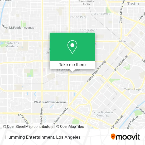 Humming Entertainment map