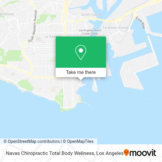 Navas Chiropractic Total Body Wellness map