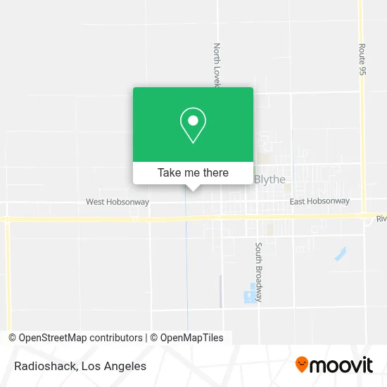 Radioshack map