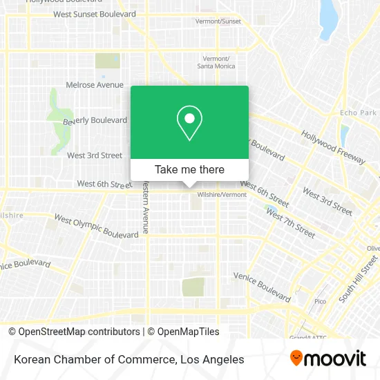 Korean Chamber of Commerce map