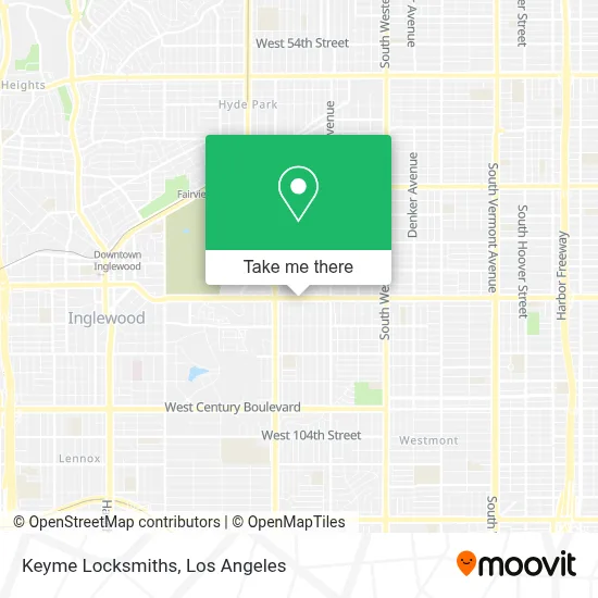 Keyme Locksmiths map