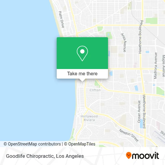 Goodlife Chiropractic map