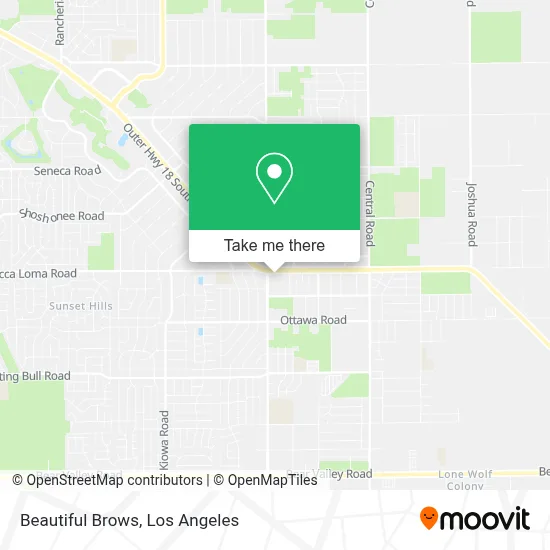 Beautiful Brows map