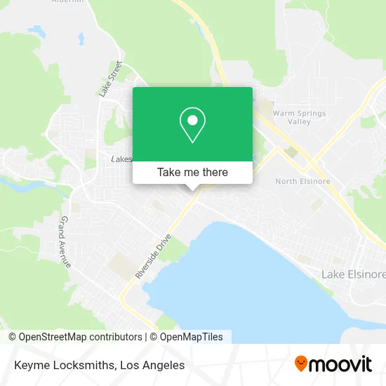 Keyme Locksmiths map