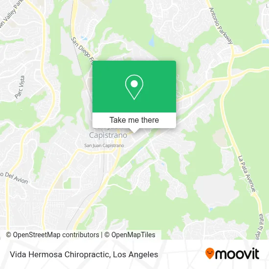Vida Hermosa Chiropractic map