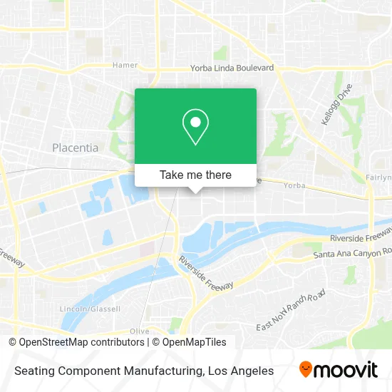 Seating Component Manufacturing map