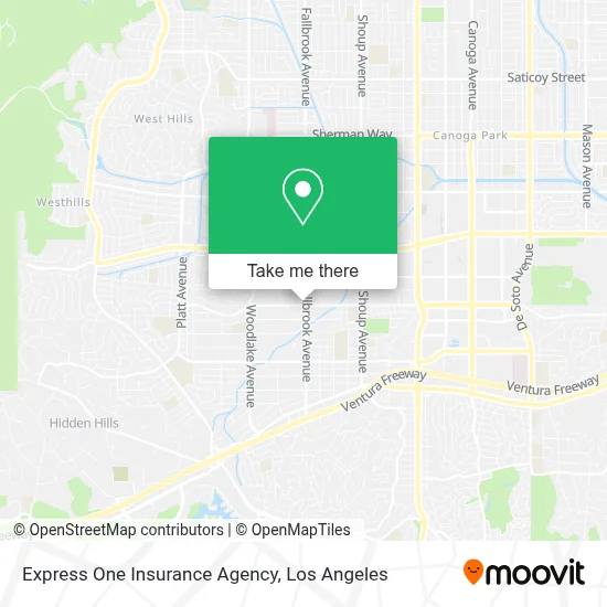 Express One Insurance Agency map