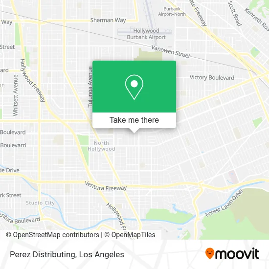 Perez Distributing map
