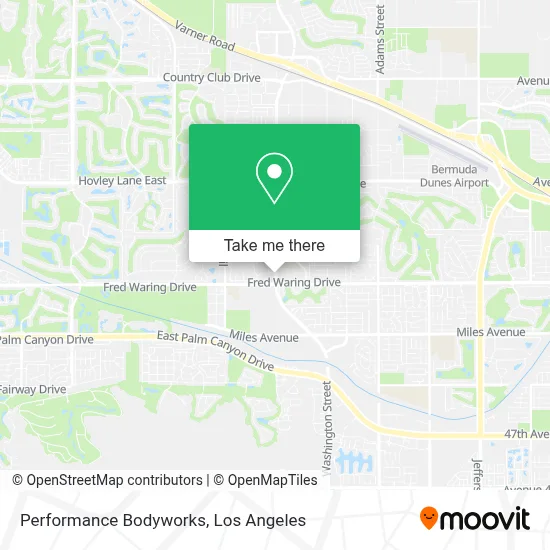 Performance Bodyworks map