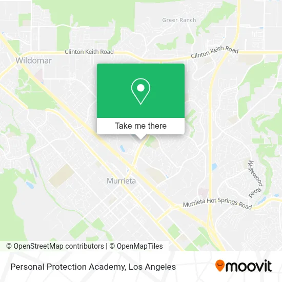 Personal Protection Academy map