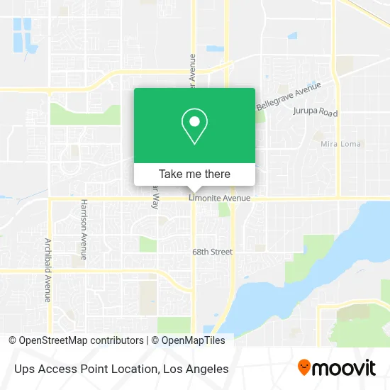 Ups Access Point Location map
