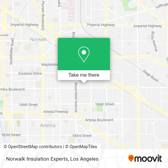 Norwalk Insulation Experts map