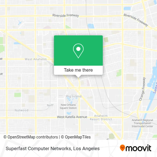 Superfast Computer Networks map