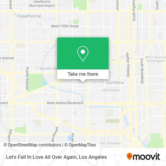 Let's Fall In Love All Over Again map