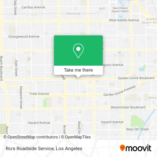 Rcrs Roadside Service map