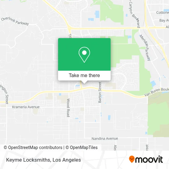 Keyme Locksmiths map