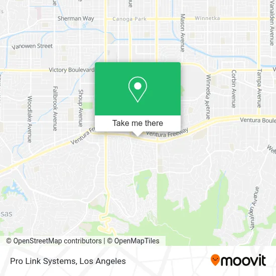 Pro Link Systems map