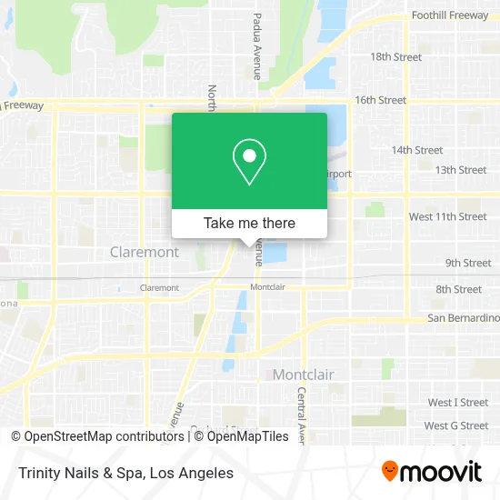 Trinity Nails & Spa map