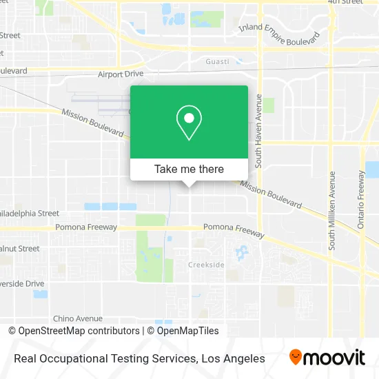 Real Occupational Testing Services map