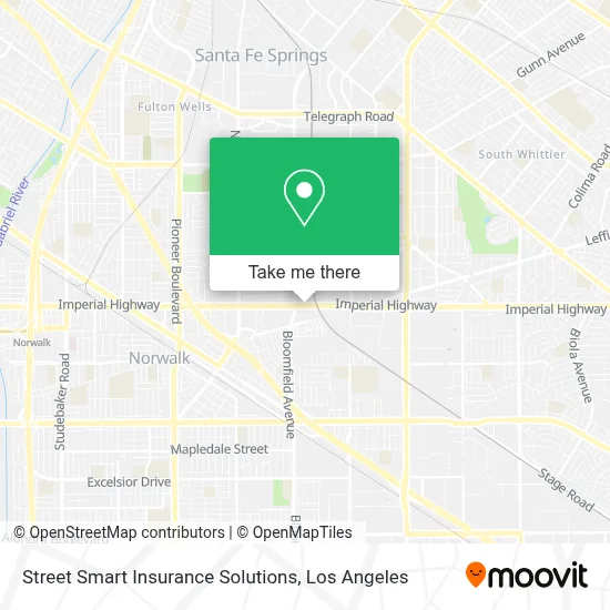 Street Smart Insurance Solutions map