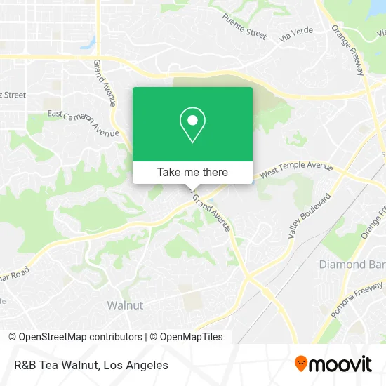 R&B Tea Walnut map