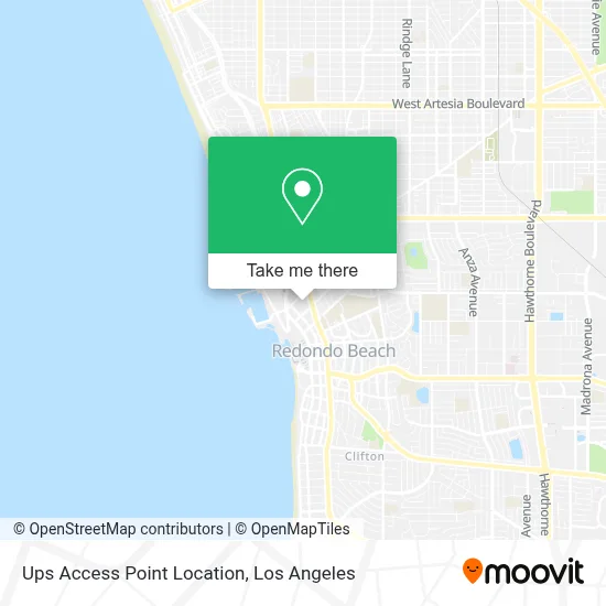 Ups Access Point Location map