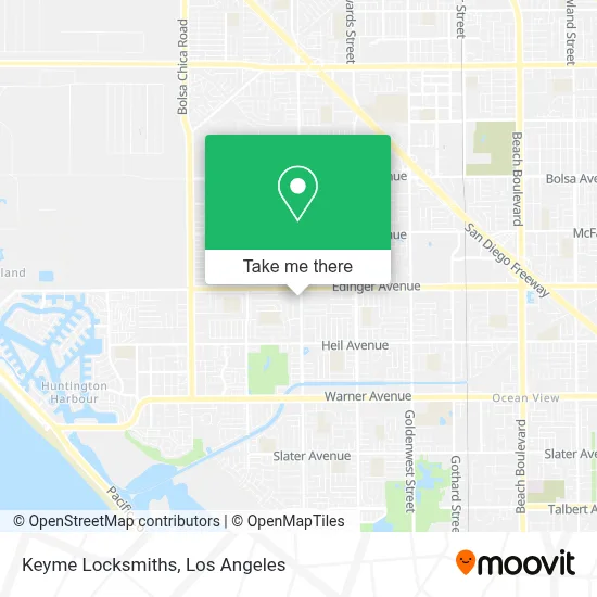 Keyme Locksmiths map