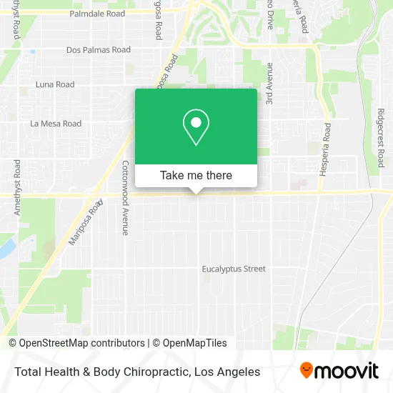 Total Health & Body Chiropractic map